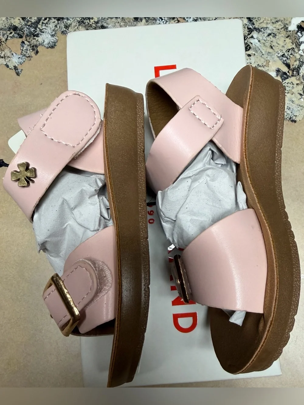 Lucky brand girls 5M sandals- new in box